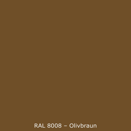 Toilettenrückwand Einfarbig RAL 8008 Olivbraun
