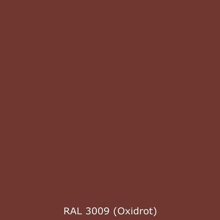 Toilettenrückwand Einfarbig RAL 3009 Oxidrot