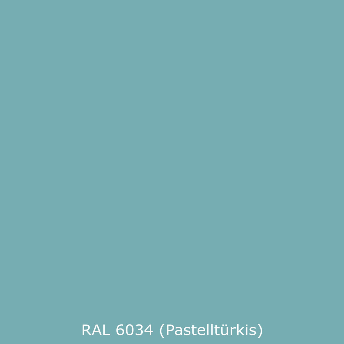 Toilettenrückwand Einfarbig RAL 6034 Pastelltürkis