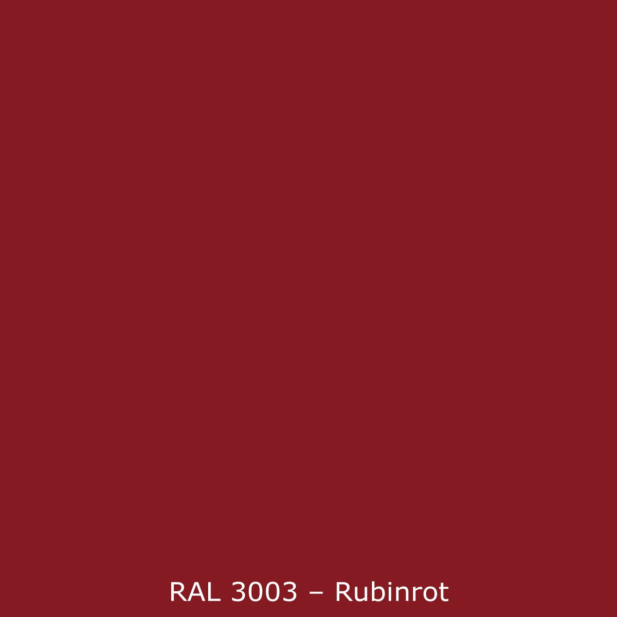 Toilettenrückwand Einfarbig RAL 3003 Rubinrot