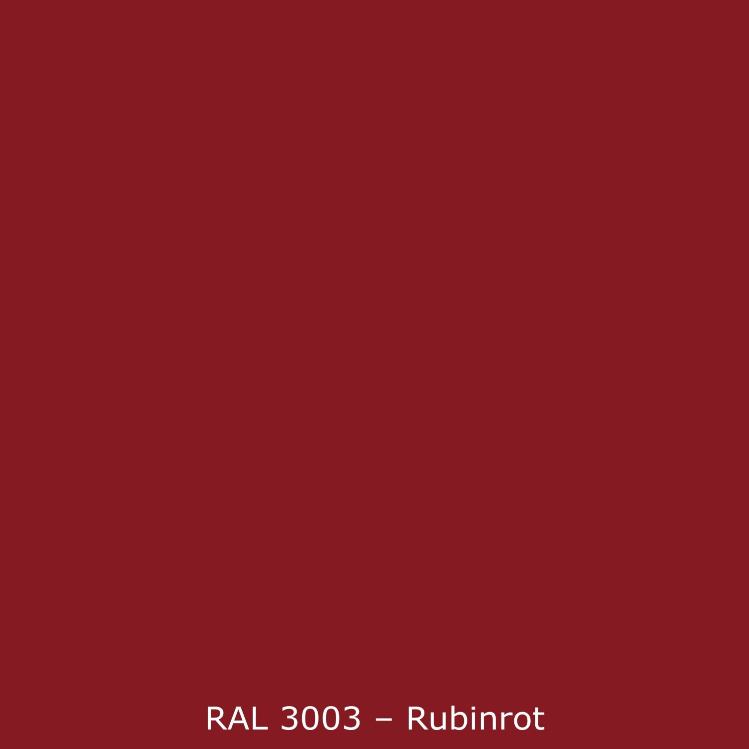 Toilettenrückwand Einfarbig RAL 3003 Rubinrot