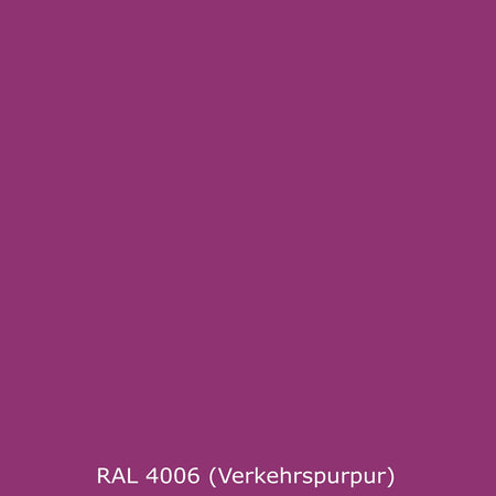 Toilettenrückwand Einfarbig RAL 4006 Verkehrspurpur