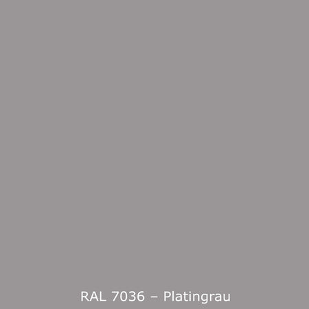 Toilettenrückwand Einfarbig RAL 7036 Platingrau