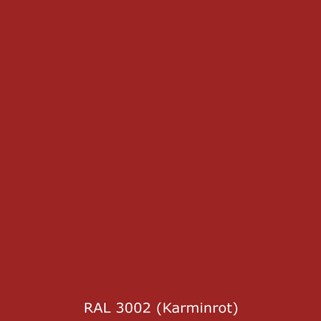 Toilettenrückwand Einfarbig RAL 3002 Karminrot