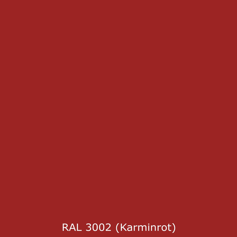 Toilettenrückwand Einfarbig RAL 3002 Karminrot
