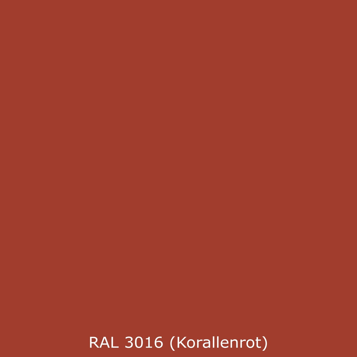 Toilettenrückwand Einfarbig RAL 3016 Korallenrot