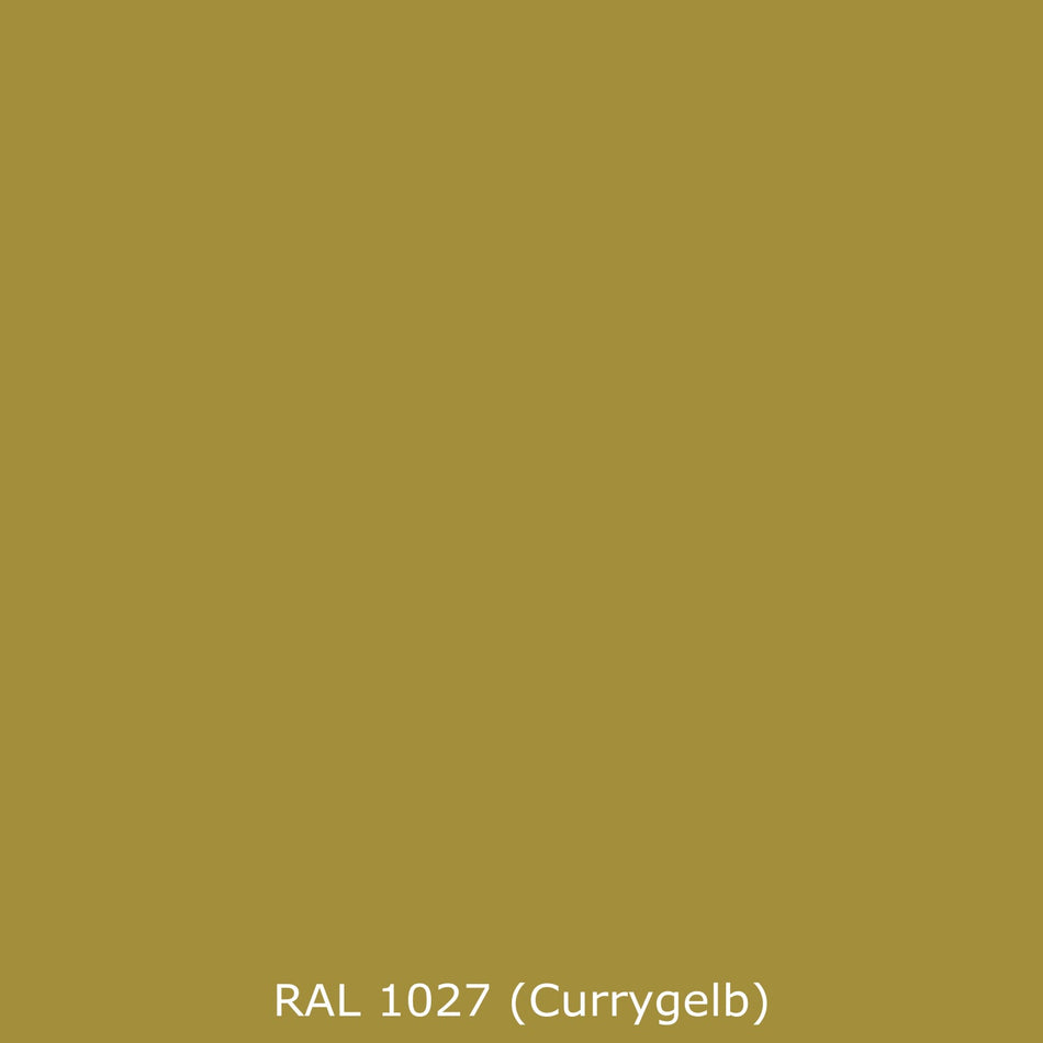 Toilettenrückwand Einfarbig RAL 1027 Currygelb