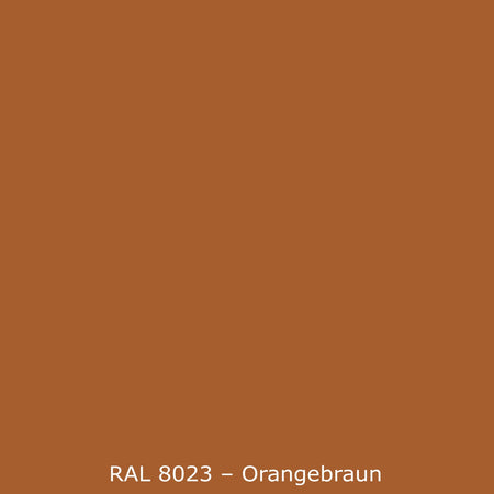 Toilettenrückwand Einfarbig RAL 8023 Orangbraun