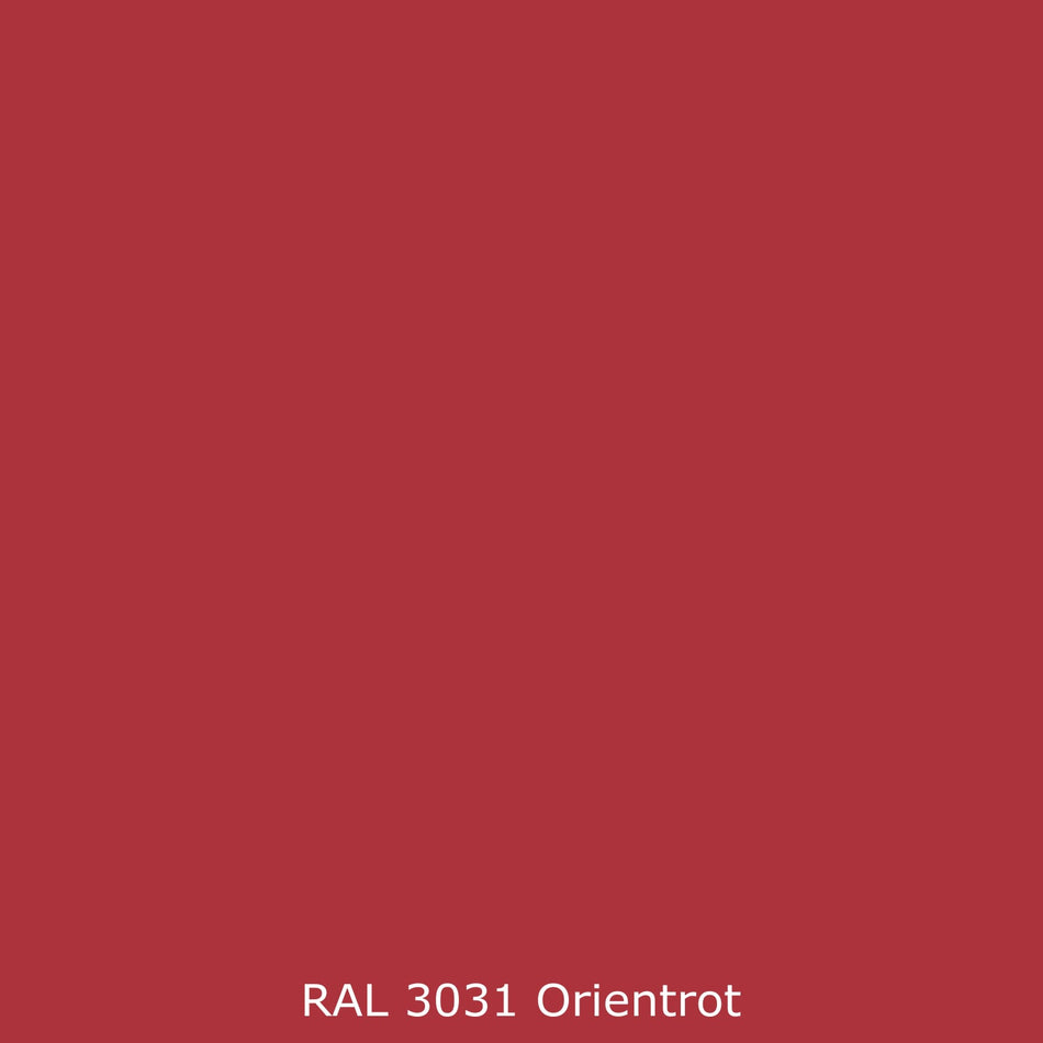 Toilettenrückwand Einfarbig RAL 3031 Orientrot