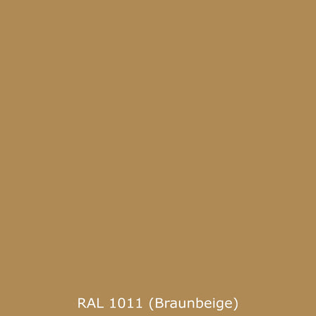 Toilettenrückwand Einfarbig RAL 1011 Braunbeige