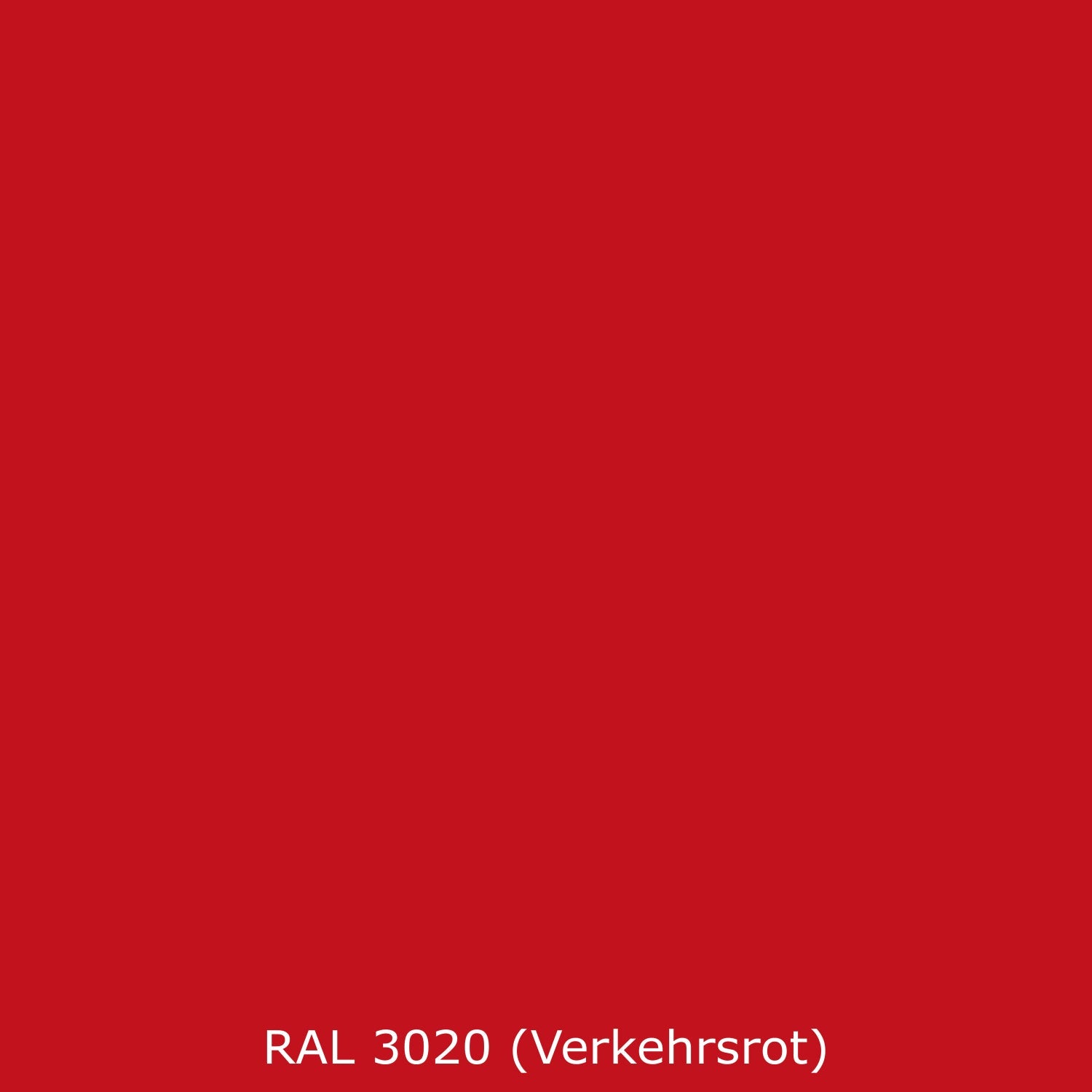 Toilettenrückwand Einfarbig RAL 3020 Verkehrsrot