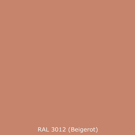 Toilettenrückwand Einfarbig RAL 3012 Beigerot