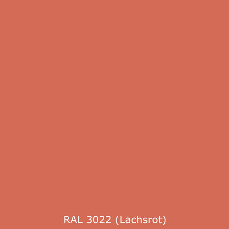 Toilettenrückwand Einfarbig RAL 3022 Lachsrot