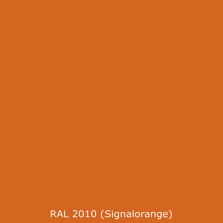 Toilettenrückwand Einfarbig RAL 2010 Signalorange