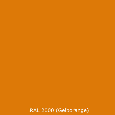 Toilettenrückwand Einfarbig RAL 2000 Gelborange
