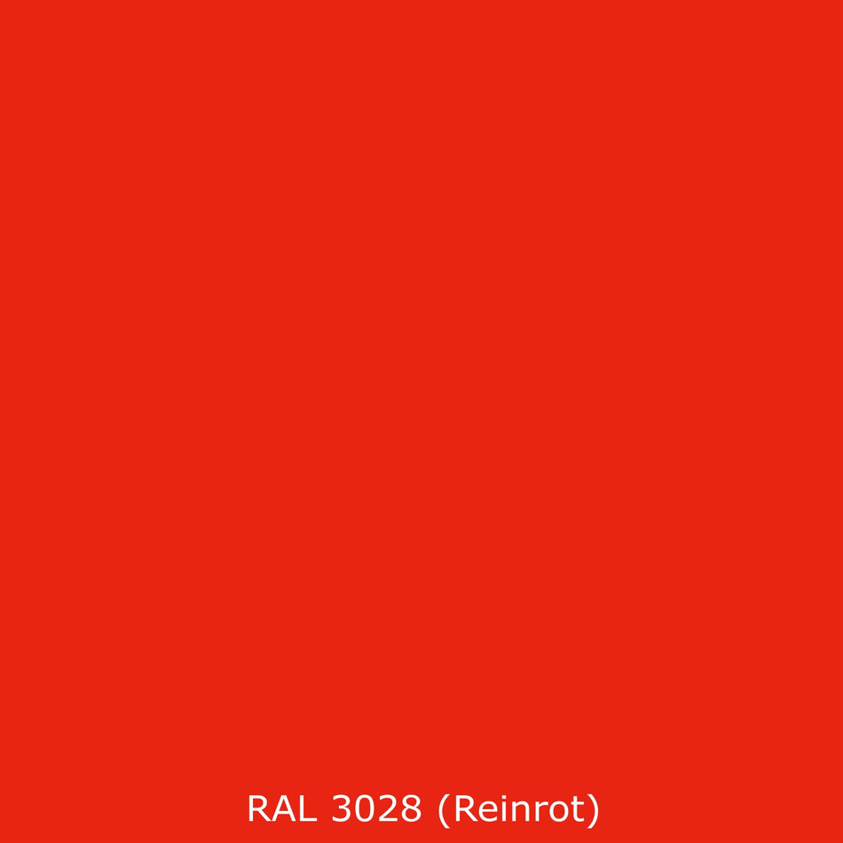Toilettenrückwand Einfarbig RAL 3028 Reinrot