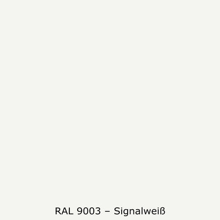 Toilettenrückwand Einfarbig RAL 9003 Signalweiß