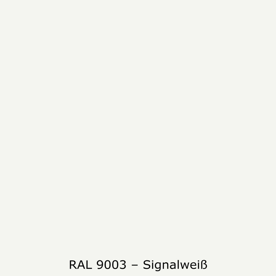 Toilettenrückwand Einfarbig RAL 9003 Signalweiß