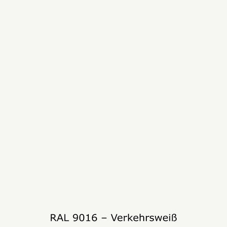 Toilettenrückwand Einfarbig RAL 9016 Verkehrsweiß
