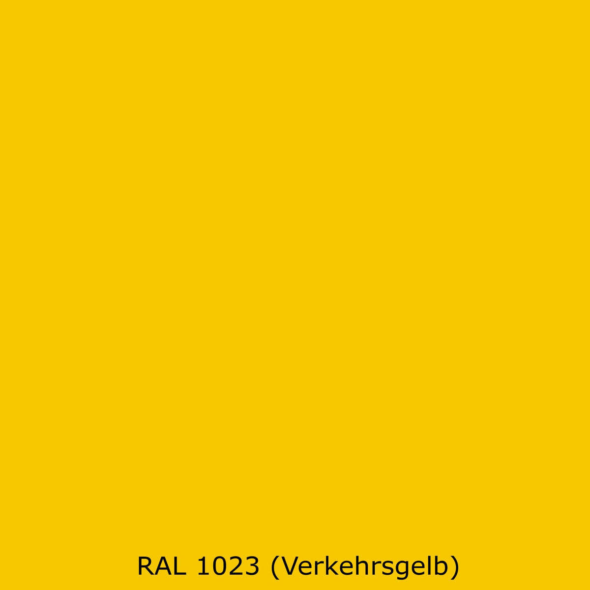 Toilettenrückwand Einfarbig RAL 1023 Verkehrsgelb