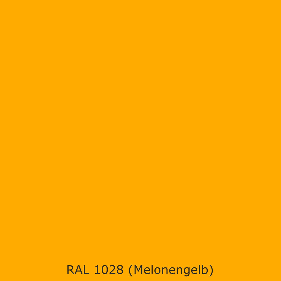 Toilettenrückwand Einfarbig RAL 1028 Melonengelb