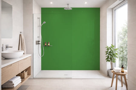 Toilettenrückwand Einfarbig RAL 6010 Grasgrün