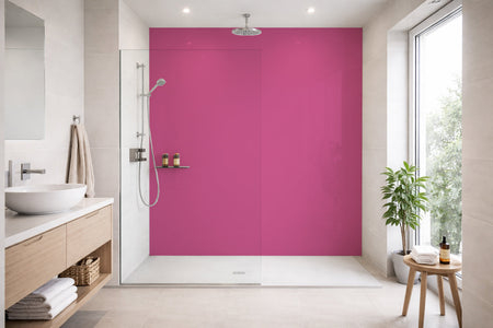 Toilettenrückwand Einfarbig RAL 4003 Erikaviolett