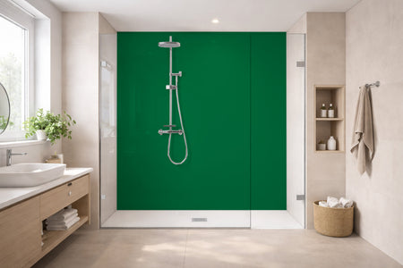 Toilettenrückwand Einfarbig RAL 6029 (Minzgrün)