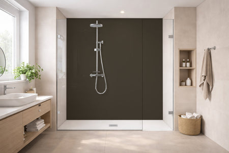 Toilettenrückwand Einfarbig RAL 6014 Gelboliv