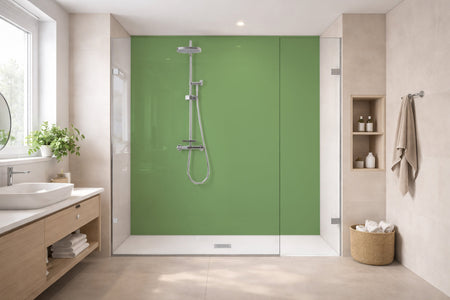 Toilettenrückwand Einfarbig RAL 6021 Blassgrün