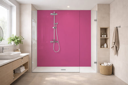 Toilettenrückwand Einfarbig RAL 4003 Erikaviolett