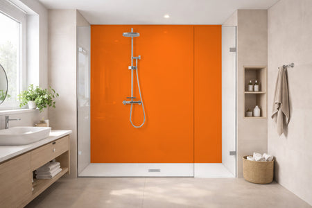 Toilettenrückwand Einfarbig RAL 2003 Pastellorange