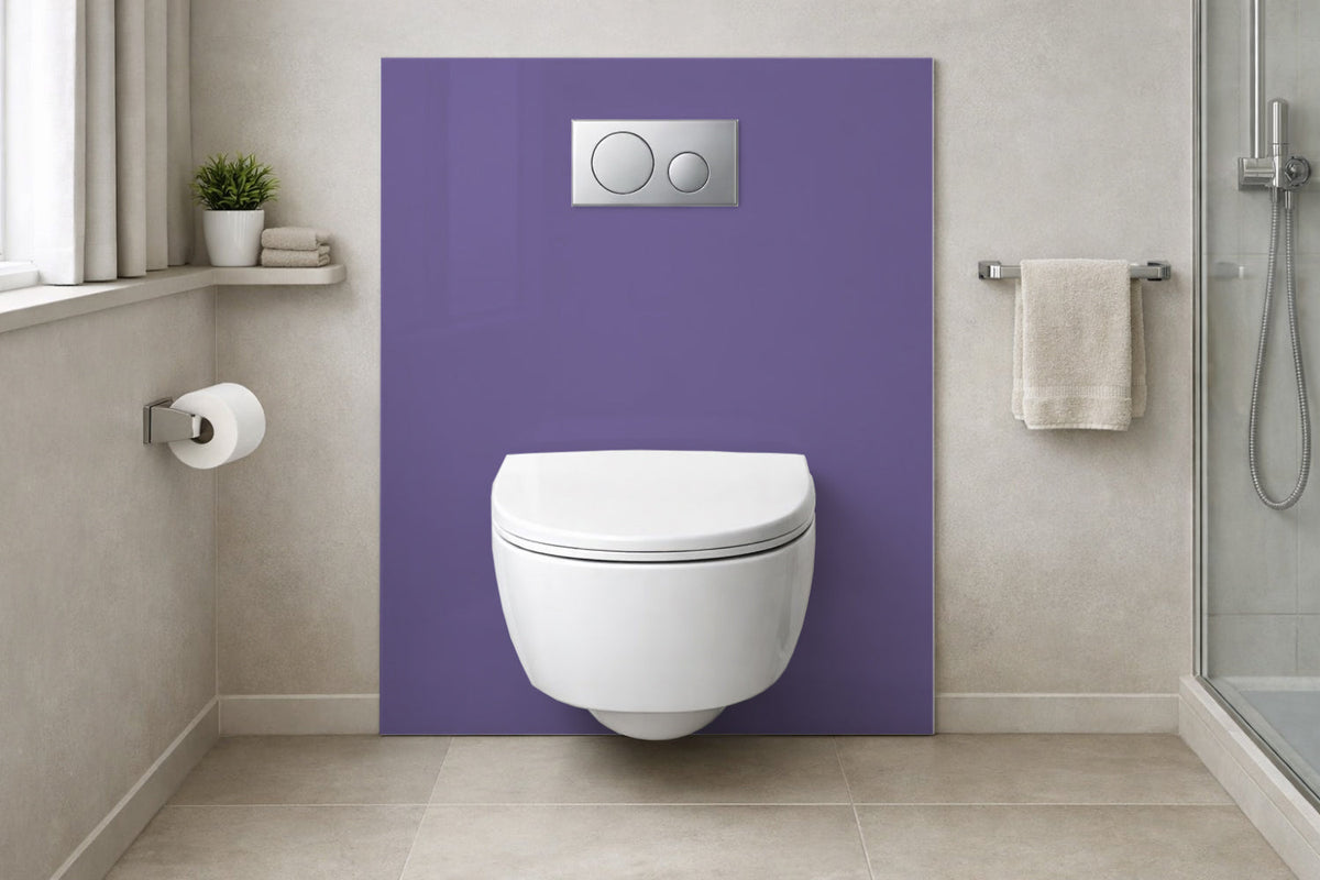 Toilettenrückwand Einfarbig RAL 4005 Blaulila