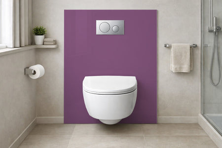 Toilettenrückwand Einfarbig RAL 4001 Rotlila