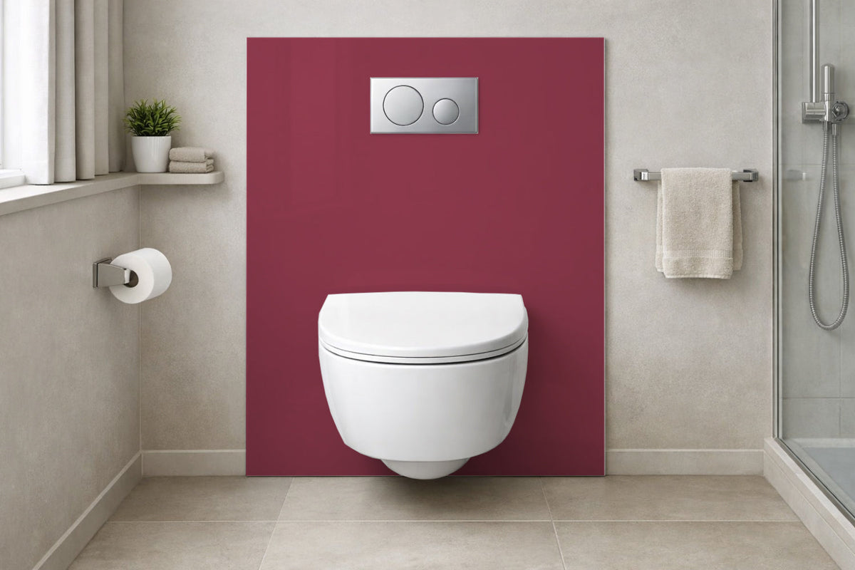 Toilettenrückwand Einfarbig RAL 4002 Rotviolett