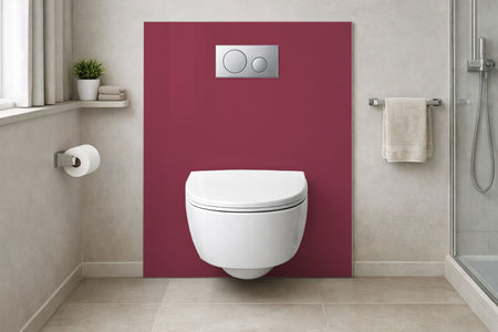 Toilettenrückwand Einfarbig RAL 4002 Rotviolett