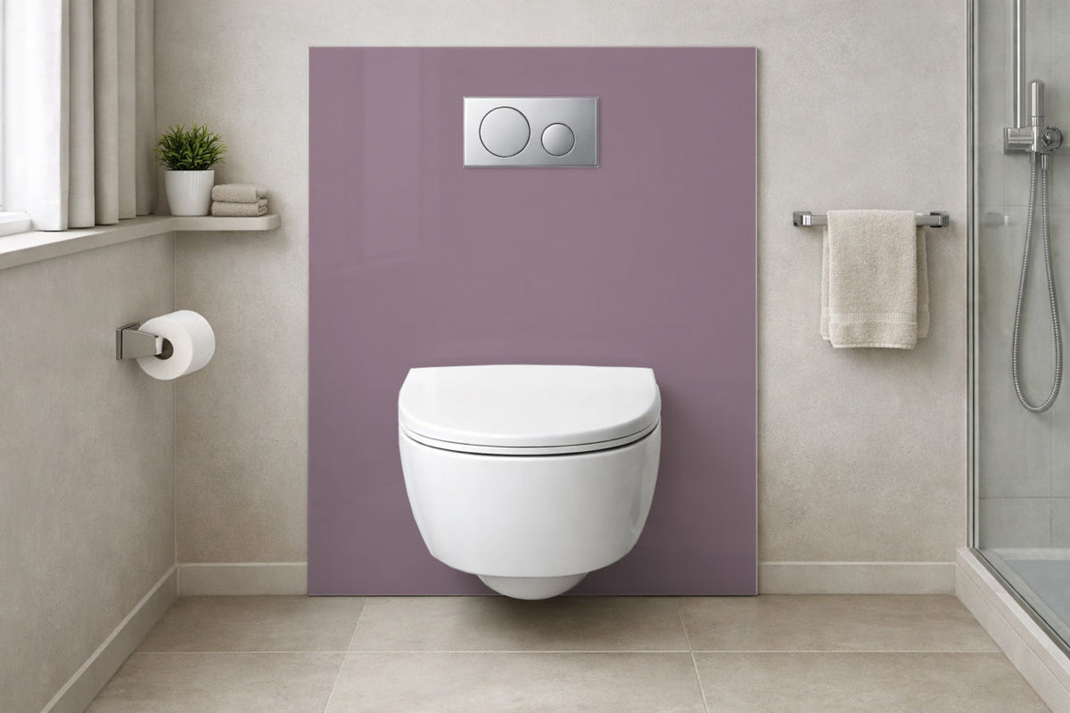 Toilettenrückwand Einfarbig RAL 4009 Pastellviolett