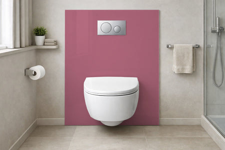 Toilettenrückwand Einfarbig RAL 3033 Perlorosa