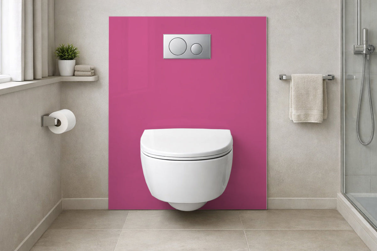 Toilettenrückwand Einfarbig RAL 4003 Erikaviolett