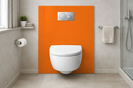 Toilettenrückwand Einfarbig RAL 2003 Pastellorange