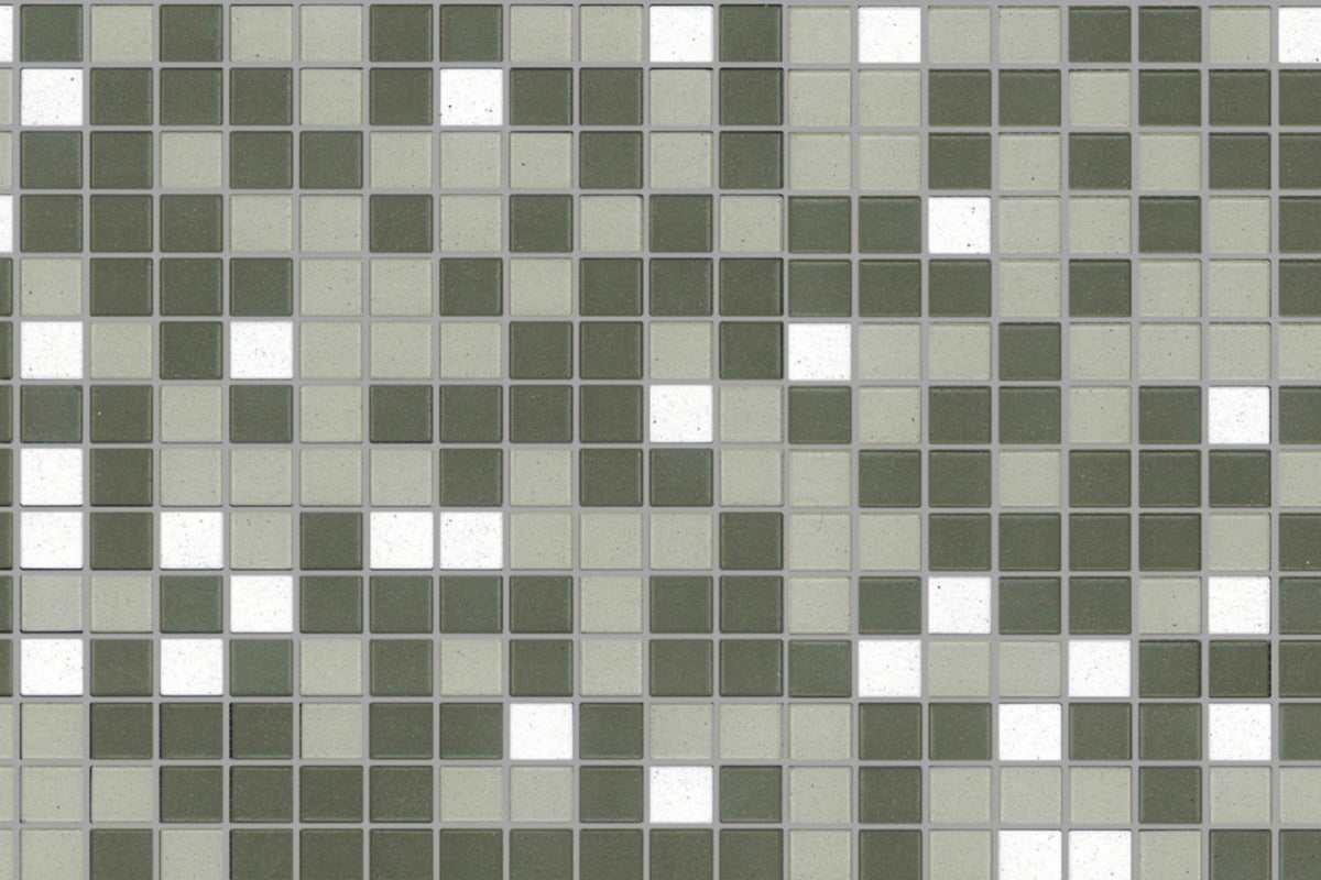 Toilettenrückwand Fliesenoptik