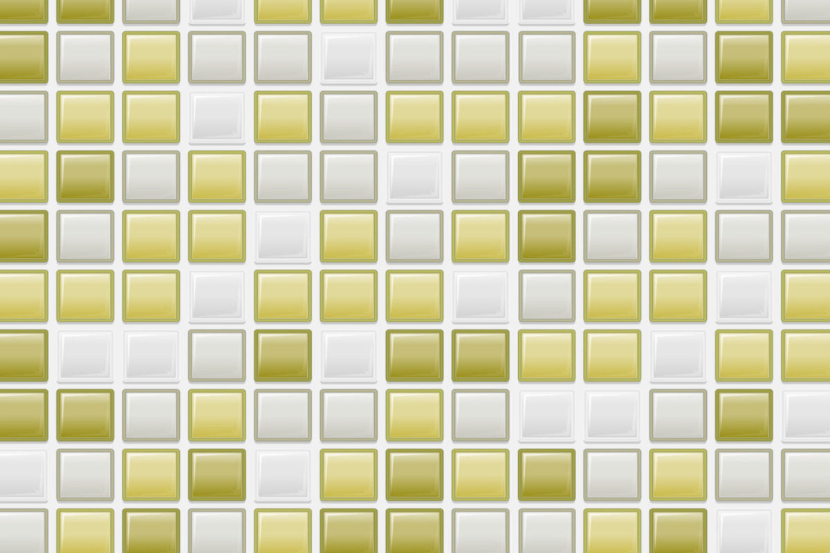 Toilettenrückwand Fliesenoptik