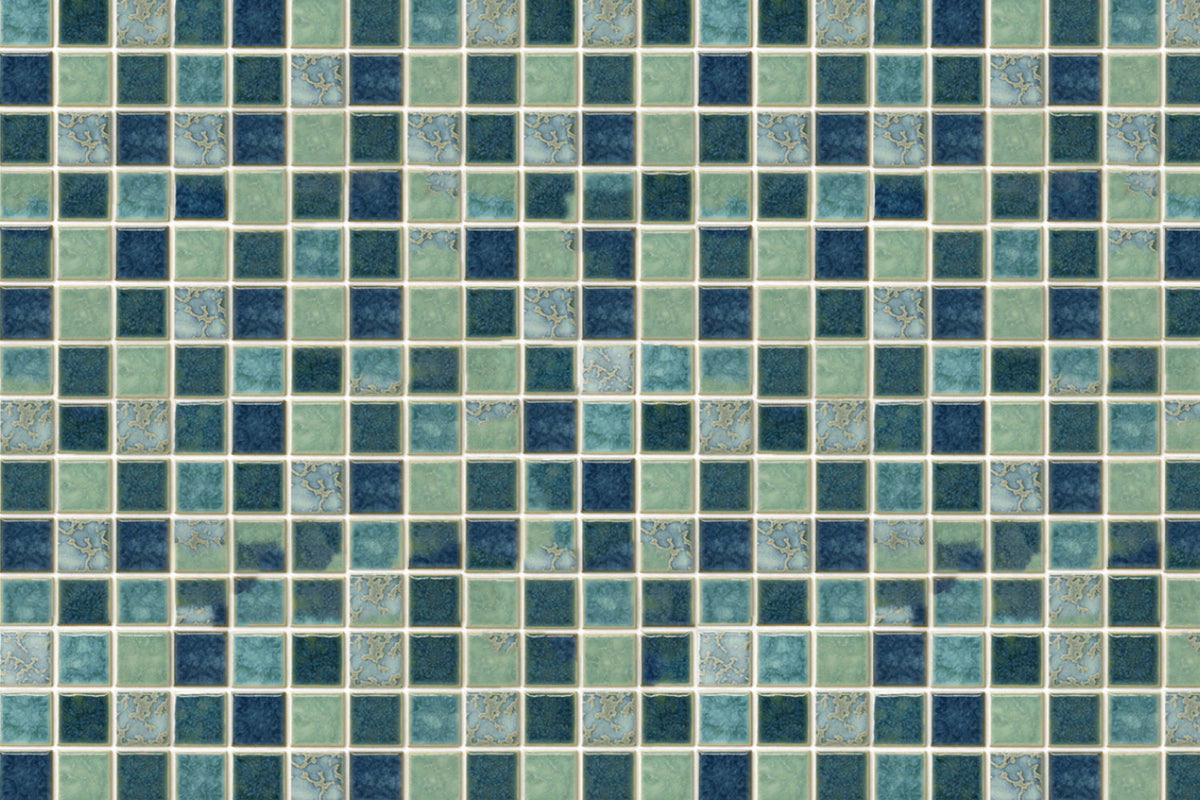 Toilettenrückwand Fliesenoptik