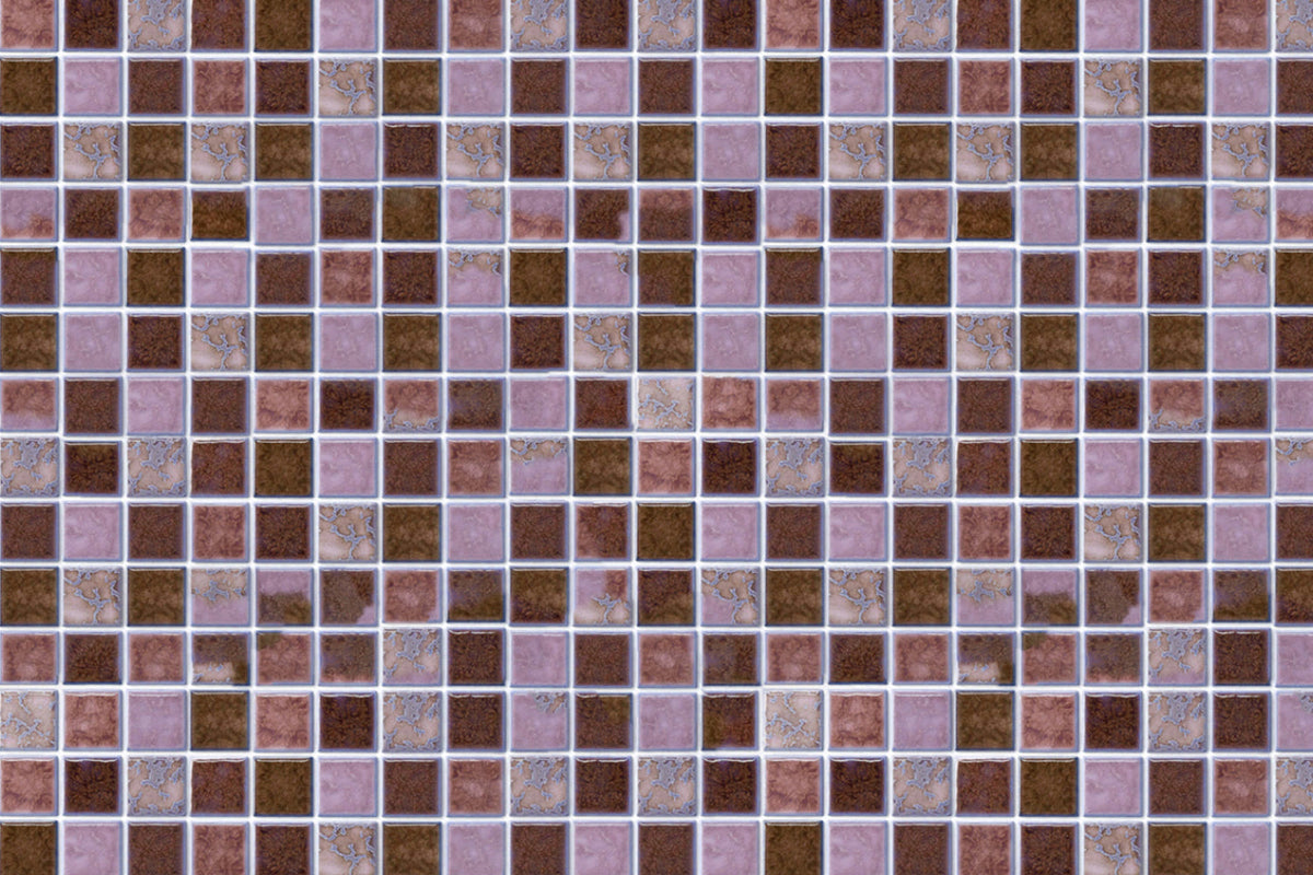 Toilettenrückwand Fliesenoptik