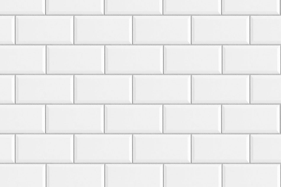 Toilettenrückwand Fliesenoptik