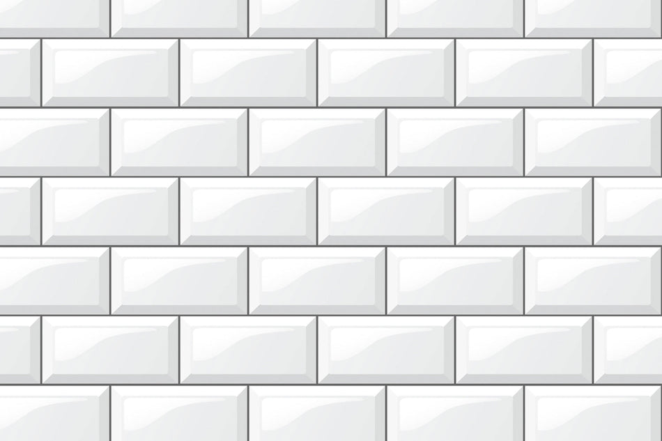 Toilettenrückwand Fliesenoptik