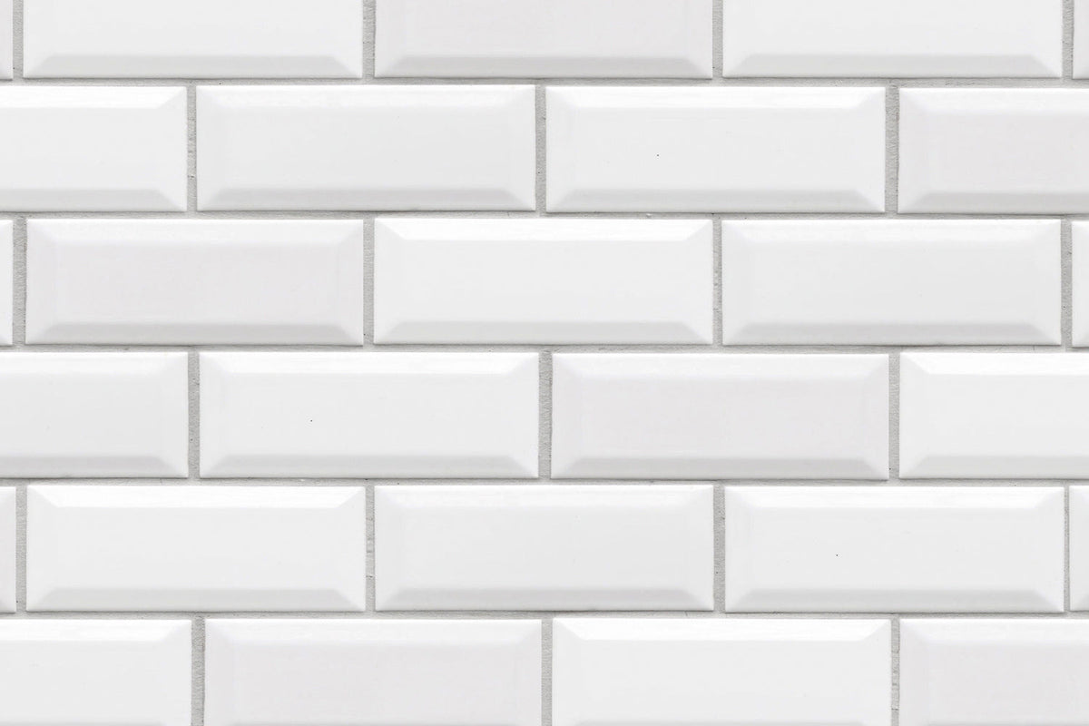 Toilettenrückwand Fliesenoptik
