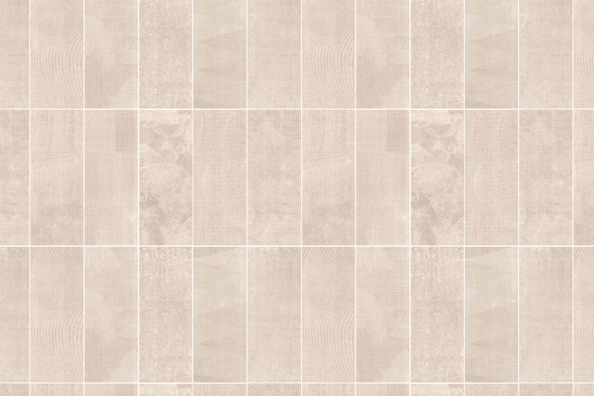 Toilettenrückwand Fliesenoptik