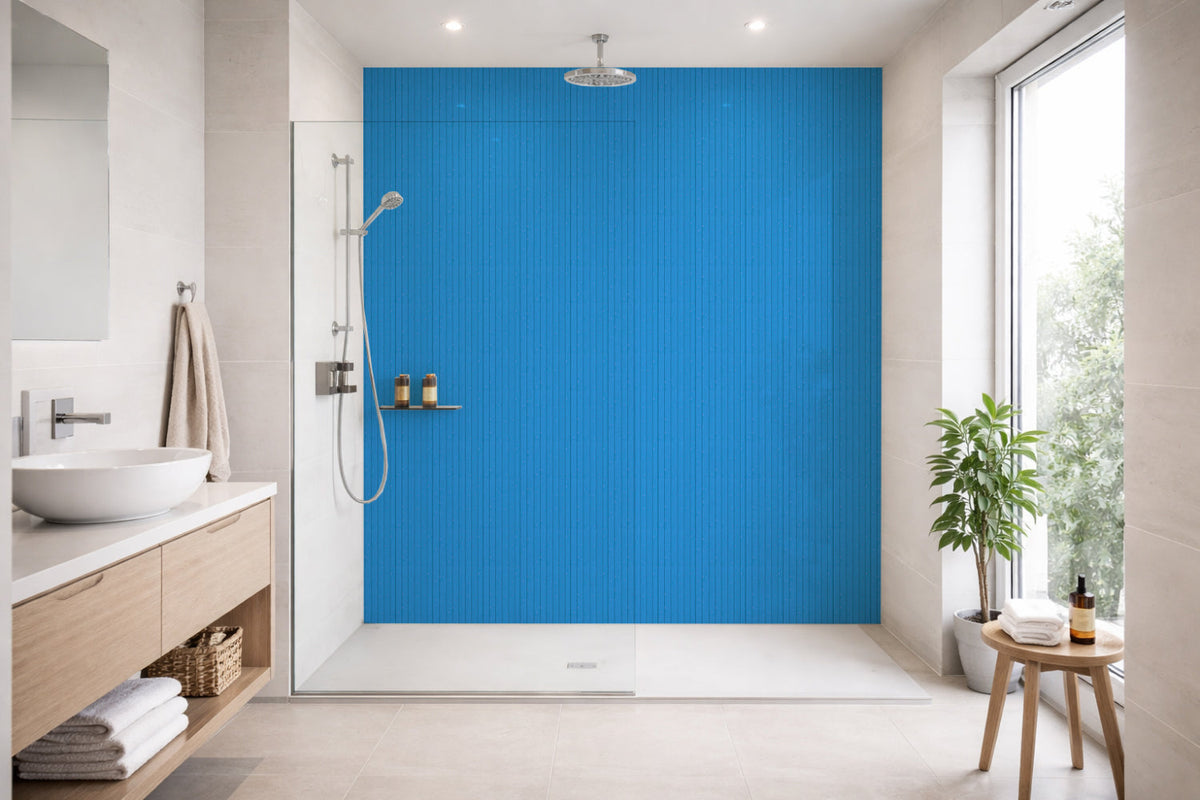 Toilettenrückwand Holzoptik
