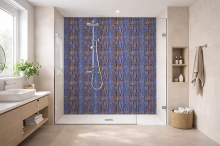 Toilettenrückwand Holzoptik